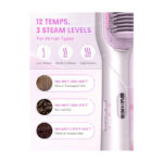 برس حرارتی بخار دار شیگلم مدل Hydra Shot Steam Straightening Brush Pro - Image 6