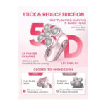 شیور بانوان شیگلم مدل Smooth Moves 5D Flash - تصویر 4